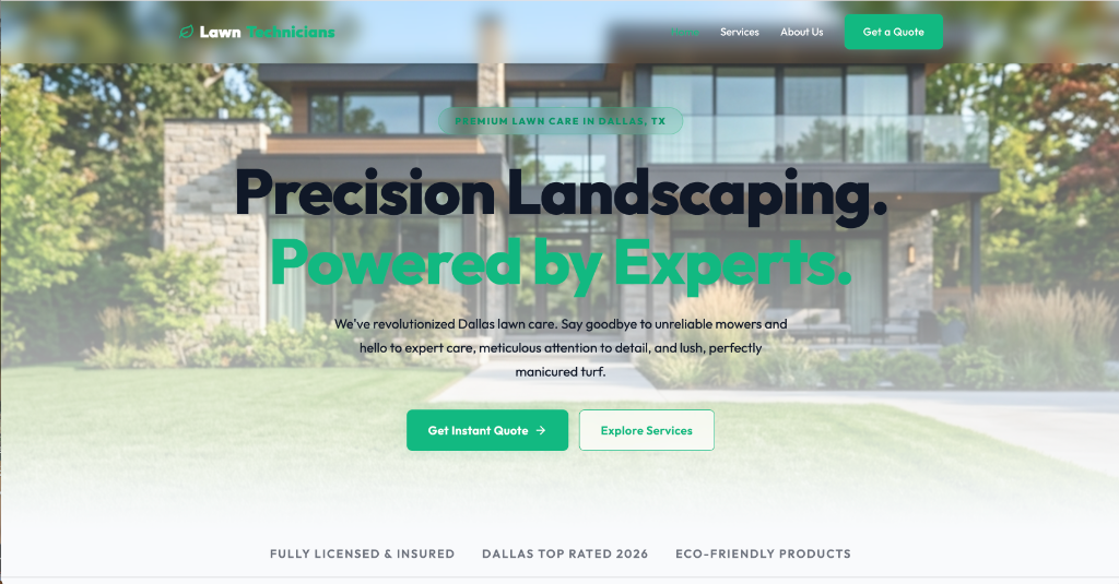 Lawn Technicians Template