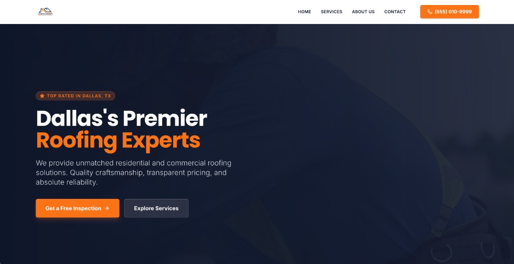 Roofing Experts Template